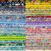 200 PCS 4" x 4" Floral Precut 100% Cotton Fabric Squares Fabric Bundles for Sewing & Quilting view 2