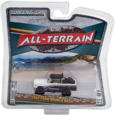 Greenlight 1:64 All-Terrain Series 13-1969 Fod Bronco Baja - BFGoodric 35230-A [Shipping from Canada]