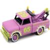 1965 Chevrolet Tow Truck #65 Random Acts of Violets Purple with Graphics Demolition Derby Street Freaks Series Limited Edition to 15196 Pieces Worldwide 1/64 Diecast Model Car by Johnny Lightning view 1