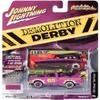 1965 Chevrolet Tow Truck #65 Random Acts of Violets Purple with Graphics Demolition Derby Street Freaks Series Limited Edition to 15196 Pieces Worldwide 1/64 Diecast Model Car by Johnny Lightning view 2