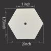 Yosine 400pcs 1 Inch Paper Piecing for Quilting DIY Patchwork Sewing Crafts,Quilting Templates for Sewing Supplies Quilting Accessories Crafting Tools,Hexagon Paper Piecing Template view 2