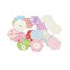 Yosine 400pcs 1 Inch Paper Piecing for Quilting DIY Patchwork Sewing Crafts,Quilting Templates for Sewing Supplies Quilting Accessories Crafting Tools,Hexagon Paper Piecing Template view 3