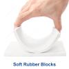 Falling in Art White Rubber Carving Block, 8" x 10" Easy Cut Lino Blocks, Soft Linoleum Block for Printmaking, Stamps, Crafts(2 Pack) view 3