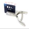 Kucaa 2-inch Reach 2/5 inch 10mm Deep Throat Heavy Duty Hand Held Single Hole Punch for PVC Cards ID Cards Badge Photos (10mm-Large) view 3