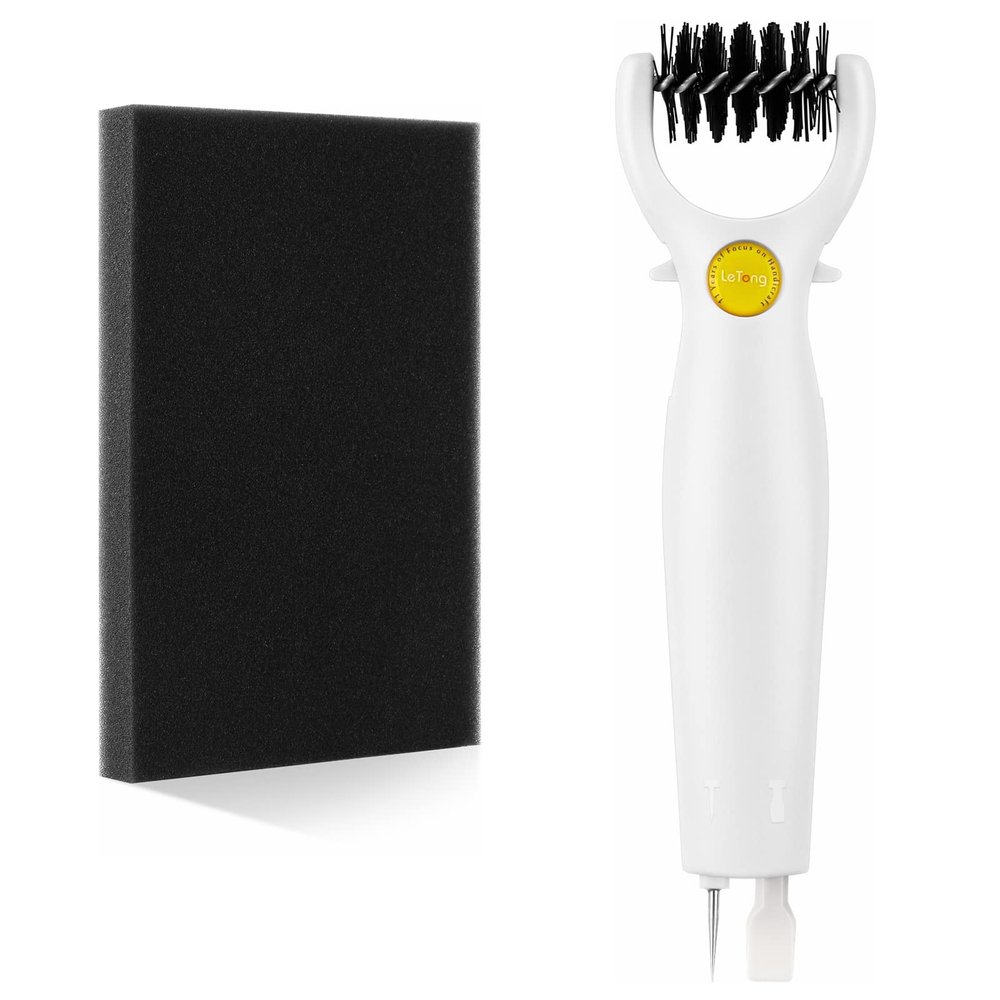 Craft 3 in 1 Multipurpose Craft Tool, Die Brush, 3-in-1 Weeding Tool, Brush, Scrape, Pierce, Embossing and Die Cutting Accessory, Retractable Design Scrapbooking Supplies Die Paper Remover