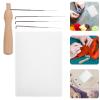 Ciieeo 1set Needle Felting Mat Needles Portable Craft Work Pad for Non-Woven Fabrics Durable Cushion and Professional Experience view 2