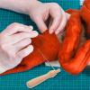 Ciieeo 1set Needle Felting Mat Needles Portable Craft Work Pad for Non-Woven Fabrics Durable Cushion and Professional Experience view 3