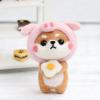 SEIWEI Cat Dog Wool Felt Craft DIY Non Finished Poked Set Handcraft Kit for Needle Material Bag Pack Pig Shiba Inu view 1