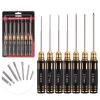 INJORA 7PCS 0.9 1.27 1.3 1.5 2.0 2.5 3.0mm Steel Hex Screwdriver RC Tool view 1