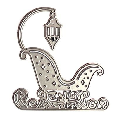 Christmas Sleigh Chair Metal Die Cuts, Cutting Dies for Card Making Clearance, Embossing Dies for Scrapbooking, DIY Album Paper Cards Decoration