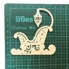 Christmas Sleigh Chair Metal Die Cuts, Cutting Dies for Card Making Clearance, Embossing Dies for Scrapbooking, DIY Album Paper Cards Decoration view 2