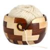 Brainmart Wooden Yarn Bowl, Large Yarn Storage 7x4 Inch Bowl with Box, Rosewood & Maple Signature Bowl, Yarn Holder for Knitting & Crocheting, Gift Ideas for Christmas, Mother's Day view 1