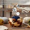 Brainmart Wooden Yarn Bowl, Large Yarn Storage 7x4 Inch Bowl with Box, Rosewood & Maple Signature Bowl, Yarn Holder for Knitting & Crocheting, Gift Ideas for Christmas, Mother's Day view 3
