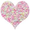EHOPE Fake Sprinkles Resin Sprinkles Fake Candy Sprinkles Clay Sprinkles Polymer Sprinkles Polymer Clay Slices for Nail Art DIY Crafts Cake Phone Case(40G-Sugar granules+Cherry Blossoms-19) view 1