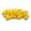 Arakierst 100pcs Bright Yellow Round Silicone Beads 9mm Silicone Loose Pearl Beads for Keychain Jewelry Accessory DIY Craft Home Decoration view 3
