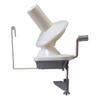 DARUMA Wool Winder Type 2 Knitting Tools - Hand Operated Yarn Ball Winder- White and Gray view 1
