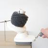 DARUMA Wool Winder Type 2 Knitting Tools - Hand Operated Yarn Ball Winder- White and Gray view 3