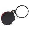 Plastic+Metal+Glass 10X Pocket Folding Magnifier Loupe Optical Magnifying Glass with Leather Case view 1