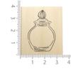 Beverly Stamp TSW-127 Ink Iridescent Glass Bottle with Lid view 3