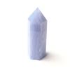 Crystal Tower Point Wholesale Quartz Polished Crystal Points Blue lace Agate Wand 80mm-90mm 1pc view 1