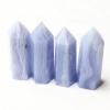 Crystal Tower Point Wholesale Quartz Polished Crystal Points Blue lace Agate Wand 80mm-90mm 1pc view 4