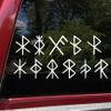 Minglewood Trading Turquoise - Set of 11 Bind Rune Vinyl Decals - Peace Grace Energy Healing Strength Safe Travels Love Courage Protection Good Luck Health - Die Cut Stickers - 20 inches (Set of 11) view 1