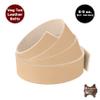 ELW Belt Blanks Strips/Straps 8/9 oz. (3.2-3.6mm) Thickness Size 4"x60" Full Grain Import Natural Cowhide Vegetable Tanned Leather for Tooling, Engraving, Embossing, Molding, & Dyeing view 2