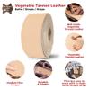 ELW Belt Blanks Strips/Straps 8/9 oz. (3.2-3.6mm) Thickness Size 4"x60" Full Grain Import Natural Cowhide Vegetable Tanned Leather for Tooling, Engraving, Embossing, Molding, & Dyeing view 3