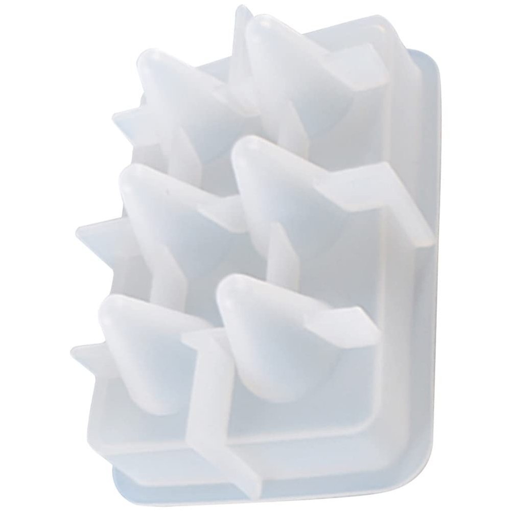 EXCEART Silicone Resin Cone Rack Molds for Jewelry Crafting Flexible and Epoxy Display Stand for Earrings Keychains and More
