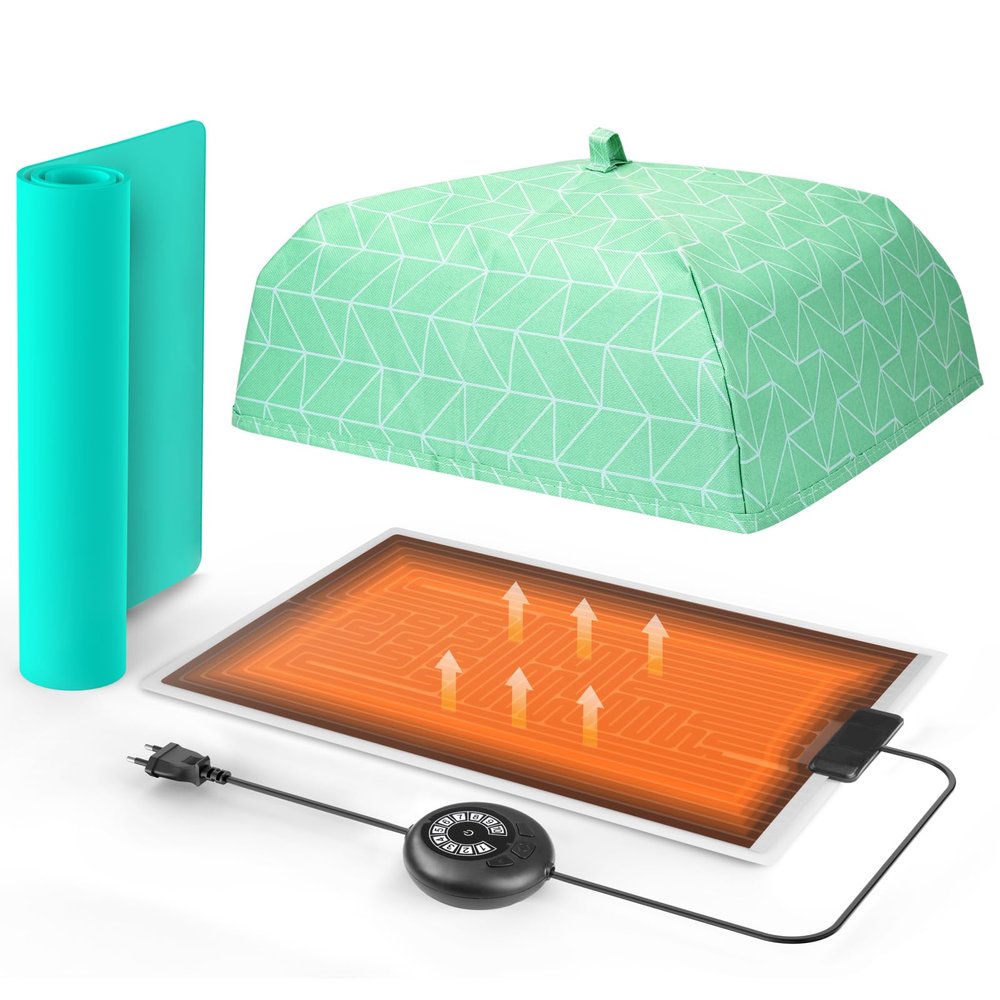 ISTOYO Resin Heating Mat, Resin Molds Heating Pad, Resin Curing Machine, Epoxy Resin Dryer with Time Adjustment Function for Epoxy Molds, Resin Supplies, Silicone Molds