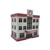 Outland Models Railway Scenery City Small Hospital/Clinic Building 1:64 S Scale view 1