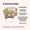 ZOCO ZenDoodle Coloring Book Bundles 25 Bulk Pack with Pencils Mindfulness Gifts for Adults, Seniors, Teens Great for Wellness Programs, Group Activities & Assisted Living view 2
