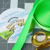 Country Brook Design - Nylon Webbing 1 Inch Straps for Tactical Goods, Backpack Straps, Loops, Slings, Outdoors, Indoors, Crafting, DIY (Hot Lime Green, 20 Yards) view 3