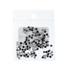 144 Pieces SS10 Preciosa Maxima Czech Crystal Flat Back 438 11 615, Rhinestones for Craft, Jet view 2