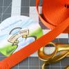 Country Brook Design - Nylon Webbing 1 Inch Straps for Tactical Goods, Backpack Straps, Loops, Slings, Outdoors, Indoors, Crafting, DIY (Orange, 20 Yards) view 3