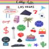 Las Vegas Travel Planner Stickers | Libby and Lou Sticker Co view 1