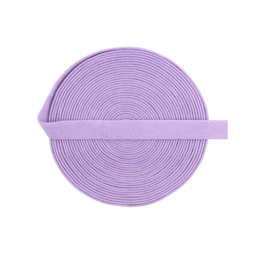 Bristlegrass Orchid Elastic Band, Wide Elastic for Sewing, Elastic Strap, 1cm Inch 2 Yards Fold Over Elastic Tie Bra Strap Dress (2Y 1cm Orchid)