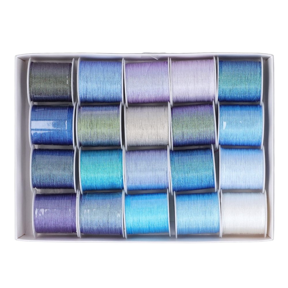 20pcs Metallic Embroidery Threads for Jewelry Making,6 Strands Embroidery Thread Colorful Blue Purple Hand Woven Rope Special Sewing Thread,, colorful threads for embroidery metallic thread floss