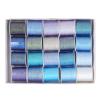 20pcs Metallic Embroidery Threads for Jewelry Making,6 Strands Embroidery Thread Colorful Blue Purple Hand Woven Rope Special Sewing Thread,, colorful threads for embroidery metallic thread floss view 1