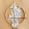 HXSCOO 1 Pair Lace Applique Patch Motif Wedding Dress Applique DIY Bridal Headdress Lace Fabric (Color : Green) view 4