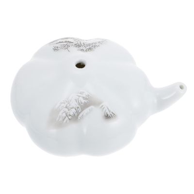 NUOBESTY Painting and Size Tray Accessory Style Pottery Chinese Well White Porcelain Inkwell Droplet Storage Dropper Art Plate Container Ink Inkstone Water Dish Sumi Practice for