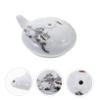 NUOBESTY Painting and Size Tray Accessory Style Pottery Chinese Well White Porcelain Inkwell Droplet Storage Dropper Art Plate Container Ink Inkstone Water Dish Sumi Practice for view 3