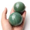 Wholesale Natural Crystal Slab Polish Gemstone Green Moss Agate Rock Slice (70mm-80mm) view 2