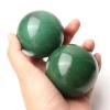 Wholesale Natural Crystal Slab Polish Gemstone Green Moss Agate Rock Slice (70mm-80mm) view 3