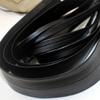 5 Meters 3-50mm Black Flat Genuine PU Leather Cord Rope Strap Bracelet Necklace For DIY Jewelry Making Accessories (Size : 5mm) view 4