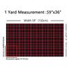 Feelyou Plaid Fabric by The Yard, Exotic Scottish Tartan Plaid Theme Upholstery Fabric for Chairs Sofa Couch, Ethnic Traditional Pattern, 10 Yards Soft Flannel view 3