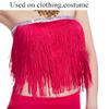 Lauthen.S 10 Yards of 3.5" Chainette Fringe Trim Tassel Sewing Trim for DIY Craft Latin Dress Lamp Shade Decoration Hot Pink view 4
