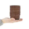 5 MM Round Braided Leather Cord - Bracelets, Necklaces, and Other Crafts - Red Brown - 10 Yards view 3