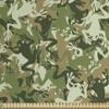 Ambesonne Animal Faux Suede Fabric by The Yard, Skull Camouflage Design Various Frog Pattern Different Tones Art Print, for Indoor Outdoor DIY Projects Upholstery, 2 Yards, Sage Pine Green view 2