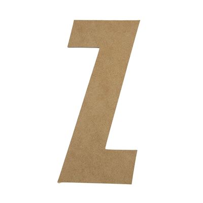 20" Wooden Superhero Letter & Unfinished, American Captain Font, Craft Cutout on 1-4" MDF
